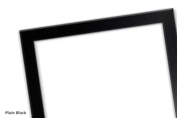 A4 Plain Black Framed Certificates