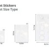 CP B Custom Printed Sheet Stickers