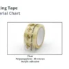 CP D Clear Printed Tape