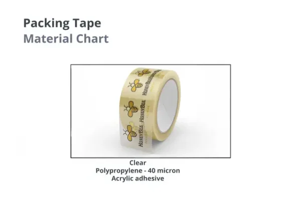 CP D Clear Printed Tape