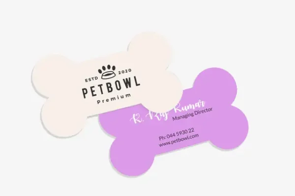 Custom Shape Business Card