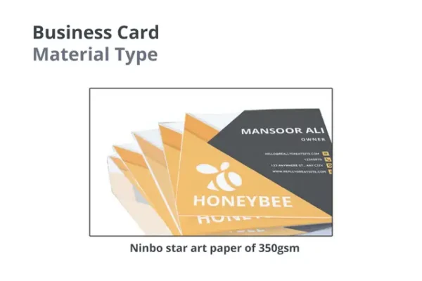 Custom Shape Business Card