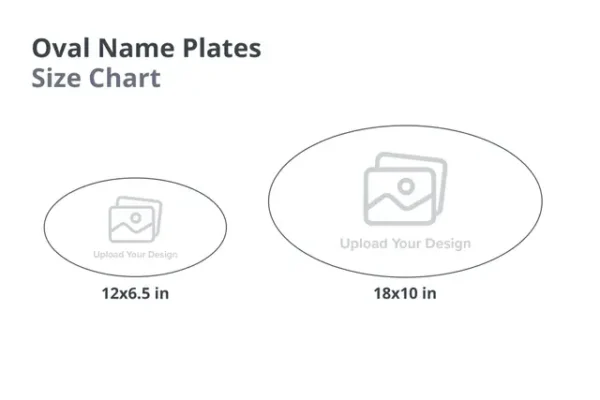 Oval Name Plates