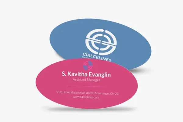 Oval Business Card