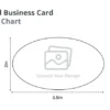 Oval Business Card