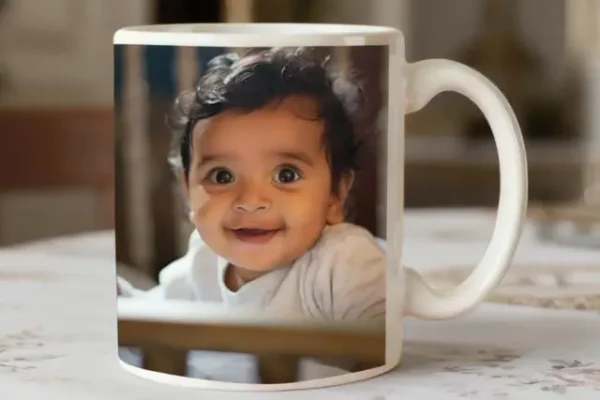 Personalized White Photo Mug