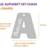 Alphabet with Name Keychain