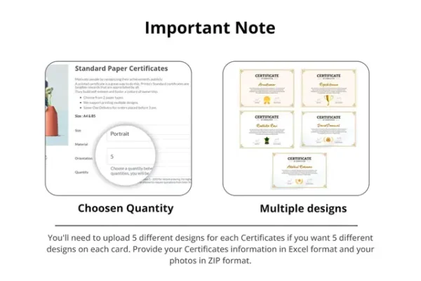 Premium Paper Certificates