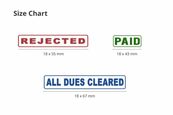 Pre-Ink Rubber Stamps