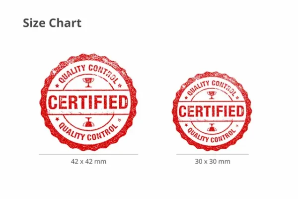 Pre-Ink Rubber Stamps