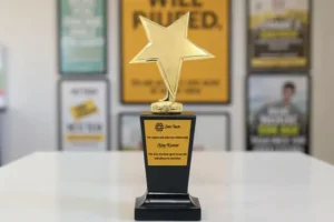 Rossette - Tall - Gold