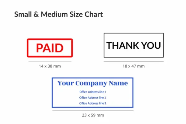 Self-Ink Rubber Stamps