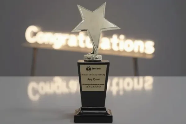 Rossette - Tall - Silver