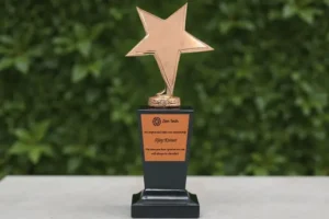 Rossette - Tall - Bronze