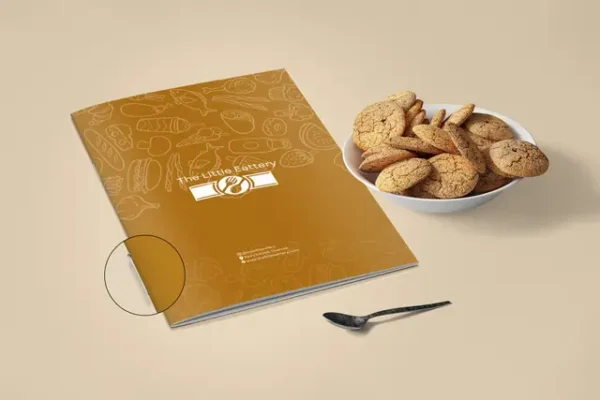 Staple Bind Menu Cards