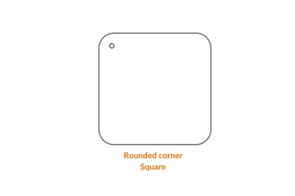 SK C Square Keychain