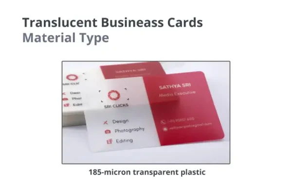TB C Translucent Business Cards