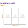 Tri-fold Menu Cards