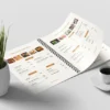 Wiro Bind Menu Cards