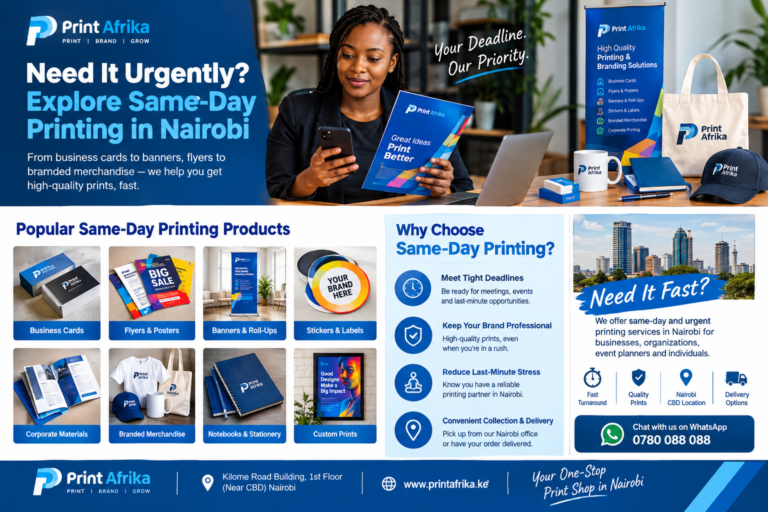 Need It Urgently? Explore Same-Day Print Solutions